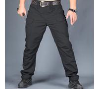 (black, M) City Tactical Cargo Pants Men's Fighting Multi-pocket Pants Combat Outdoor Sports Trekking Pants Breathable Work Pants Cargo Pants Military Pants
