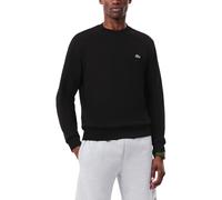 (Black, M) Lacoste Mens Fleece Sweatshirt Knitted Jumper