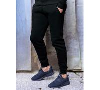 (Black, M) Mens Joggers Enzo Slim Cuffed Sweatpants Trousers