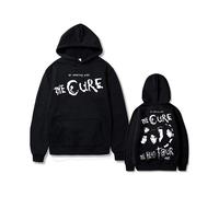 (black, M) Rock The Cure The Head Tour Graphic Hoodie