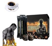 Black Maca Men's Energy Coffee, Instant Blended Coffee for Men, Focused Natural Energy Supplement, Power Men