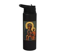 Black Madonna of Czestochowa - Catholic Icon Stainless Steel Insulated Water Bottle