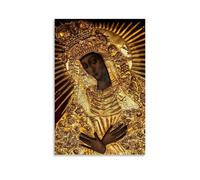 Black Madonna Poland Our Lady of Grace of The Gate of Dawn Mother of Mercy Poster Decorative Painting Canvas Wall Art Living Room Poster Bedroom Painting Wall Art Picture Print Modern Family Room
