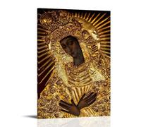 Black Madonna Poland Our Lady of Grace of The Gate of Dawn Mother of Mercy Poster Decorative Painting Canvas Wall Art Living Room Poster Bedroom Painting Wall Art Picture Print Modern Family Room
