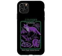 Black Magic Animal Rescue Purple Retro Funny Adult Humor Case for iPhone 11 Pro Max
