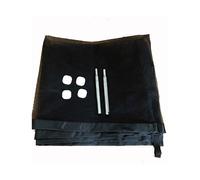 (Black) Magic Gate Portable Folding Safety Guard for Pets Dog Cat Stairs Isolation Fence Easy Installation Mesh Door E*tra Wide Pet Gateway