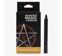 Black Magic Mediation Candles (Pack of 12) Manifest Transformation Magic Set - 90 Minutes Burn Time