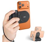 Black Magnetic Smartphone Grip, Magnetic Camera Handle Bluetooth Bracket Cell Phone Shutter Grip w Bluetooth Control Compatible for iPhone Video Shooting