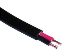 Black Mains & Auto 2 MM², Twin Core 17.5AMP, 30M Length Cable Pack Qty 1