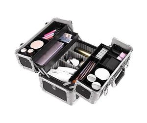 Black Makeup Train Case