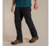 Black male 32R Craghoppers Bedale Stretch Cargo Workwear Trousers Black, Size: 32R