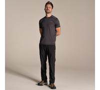 Black male 32S Craghoppers Men's Waterproof Indus Cargo Trousers Black, Size: 32S