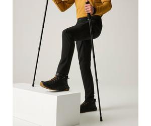 Black male 34 R Regatta Men's Anti-Insect Travel Light Cargo Trousers Black, Size: 34 R
