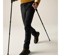 Black male 34 S Regatta Men's Geo Softshell Trouser Black, Size: 34 S