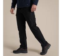Black male 36R Craghoppers Expert Men's Kiwi Tailored Trousers Black, Size: 36R