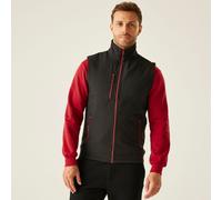 Regatta Navigate black/red men's stretch soft-shell bodywarmer #TRA915