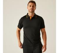 Black male 3XL Regatta Professional Men's Navigate Short Sleeve Polo Shirt Black, Size: 3XL