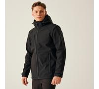 Black male 3XL Regatta Professional Men's Waterproof Erasmus 4 In 1 Softshell Jacket Black, Size: 3XL