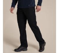 Craghoppers Men's Trousers Expert Kiwi Slim Fit Tailored Convertible Black Size 40