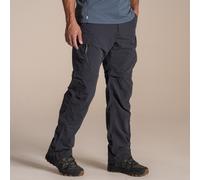 Black male 42R Craghoppers Men's NosiLife Convertible Cargo Trousers III Black, Size: 42R