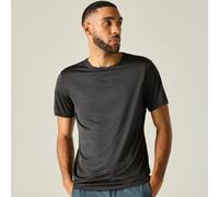 Regatta Mens Fingal Edition T-Shirt Sweat Wicking Quick Dry Top Tee Black