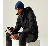 Black male 4XL Regatta Men's Waterproof Matt II Shell Jacket Black, Size: 4XL