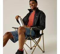 Black male 5XL Regatta Men's Waterproof Lyle IV Packaway Jacket Black, Size: 5XL