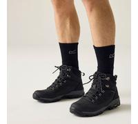 Regatta Men's Blake Breathable Waterproof Walking Boots in Jet Black | Size: 11 Regatta Jet Black 11