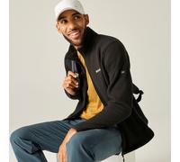 Regatta Hedman II Men's Outdoor Fleece Jacket available in Black/Black 3X-Large