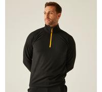Black male S Regatta Professional Men's Navigate Half-Zip Fleece Black, Size: S