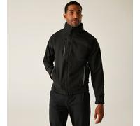 Black male XL Regatta Professional Men's Apex Membrane Softshell Jacket Black, Size: XL