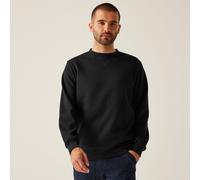 Black male XL Regatta Professional Men's Pro Crewneck Sweatshirt Black, Size: XL
