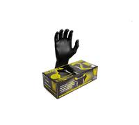Black Mamba Powder Free Industrial Strength Nitrile Gloves With Raised Torque Grip 100 Glove BOX (LARGE)