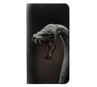 Black Mamba Snake PU Leather Flip Case Cover For Sony Xperia XA2