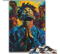 Black Man 2000 Piece Jigsaw Puzzles for Adults & Teens, Fun Games Every Piece Is Unique - Challenging Family Fun Game (70x100cm)