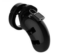 black Man Cage Model 1 Black Chastity Cage - 3.5 Inch