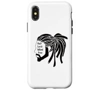 Black Man LOC'd -Hair Loc'd Up And Mind Free Case for iPhone X/XS