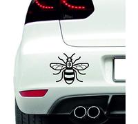Black Manchester Bee Vinyl Decal Sticker Car, Van, Laptop Proud to be Mancunian (1)