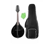 Black Mandolin Handmade 8-string Solid Wood Body Mandolin Musical Instrument With Pickguard Mandolin for Student