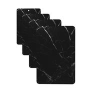 Black Marble Car Air Freshener Cards for Women Men 4 Pack Cute Car Accessories Long Lasting Scent Car Diffuser Hanging Auto Aromatherapy Tablets Car Fresheners Gifts