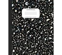 black marble composition notebook wide ruled
