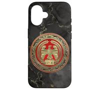 Black Marble | Gold Eagle | Ancient Roman Empire | SPQR Rome Case for iPhone 16
