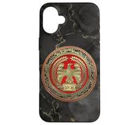 Black Marble | Gold Eagle | Ancient Roman Empire | SPQR Rome Case for iPhone 16 Plus