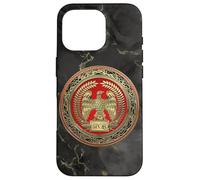 Black Marble | Gold Eagle | Ancient Roman Empire | SPQR Rome Case for iPhone 16 Pro