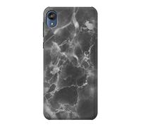 Black Marble Graphic Printed Case Cover For Motorola Moto E6, Moto E (6th Gen)