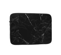 Black Marble Laptop Case 12 inch, Shockproof Protective Computer Sleeve Cover Water Resistant Laptop Bag Carrying Tablet Cover Briefcase Handbags Gifts for Men Women