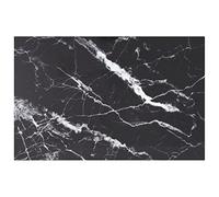 Black Marble Tabletop Replacement 100x62 cm 8mm Thick - Easy to Clean Durable for Dining Coffee Garden Tables - Stylish Home Décor Solution Versatile Design