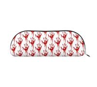 Black Marble Texture Gold Print Receive Bag Makeup Bag Cosmetic Bags Travel Storage Bag Toiletry Receive Bags Pencil Case Pencil Bag, Bloody Handprints, One Size