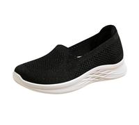 Black Mary Jane Shoes for Women Flats Women's Go Walk 5-compatible with honor Sneaker Soft Comfortable Walking Shoes Sports Leisure Single Middle Mother A Stirrup Breathable Sports Womens Sneaker Boot