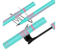 Black Mascara and Liquid Eyeliner Set, Waterproof Black Eye Makeup Set - Beautify Your Look with Natural, Permanent Curl for Eyelashes and Pigmented (V08)